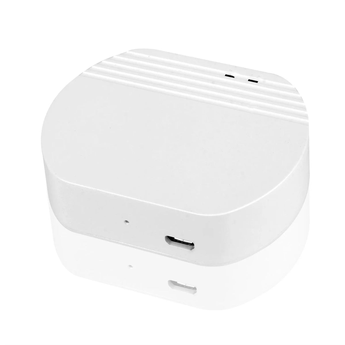White Zigbee smart home wireless gateway compatible with SONOFF and EWelink, mini size, Micro USB powered