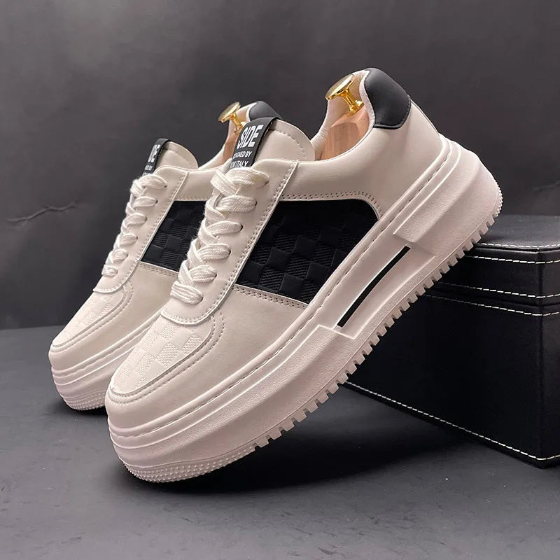 Unisex white-green leisure shoes with cloth upper and rubber foam sole, sizes 38-43 available