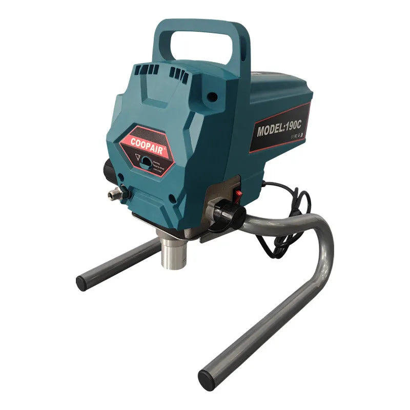 110V portable electric latex paint sprayer kit with spray gun and 10m high-pressure pipe