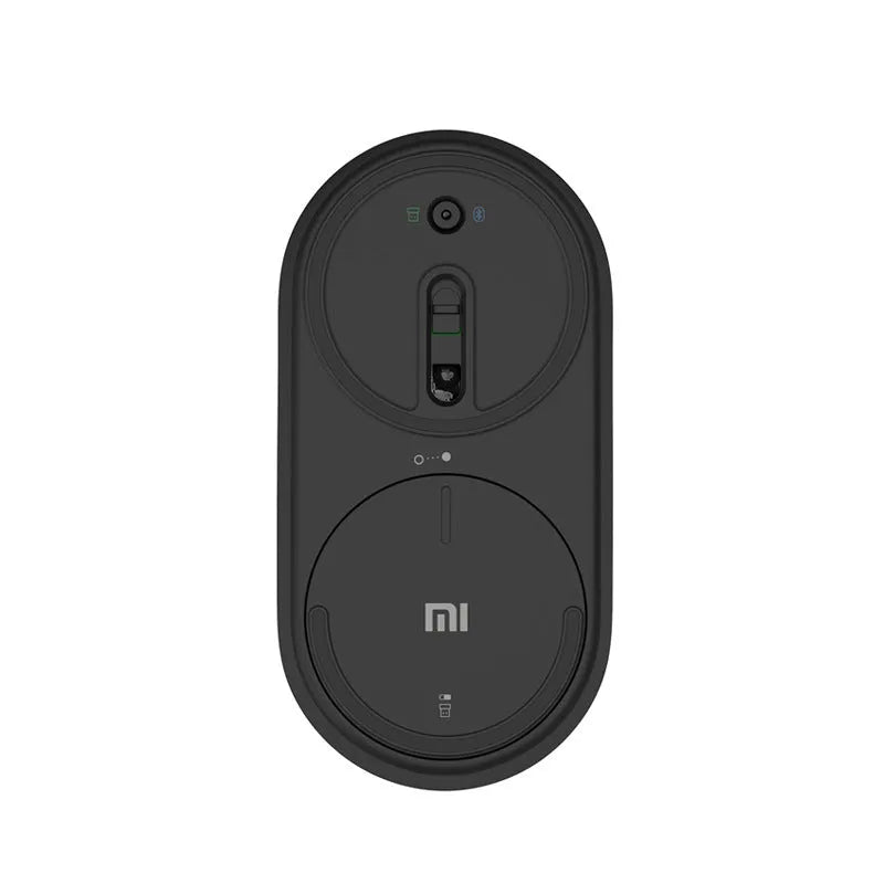 Wireless portable mouse for laptops with Bluetooth connectivity in black or white