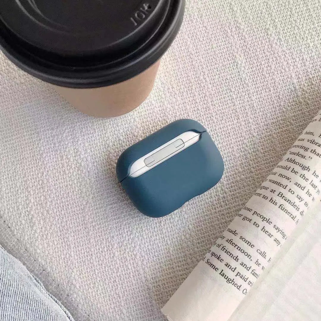 AirPods Pro protective case in multiple colours showing durable plastic construction