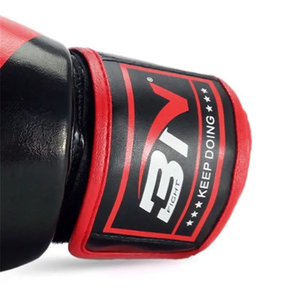 Adult PU boxing gloves in red, blue, white, pink or orange, available in 8oz, 10oz and 12oz sizes