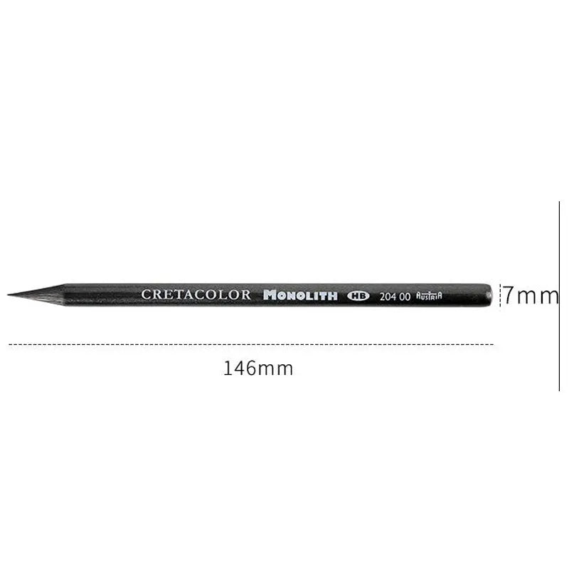 A single wood-free graphite sketching pencil, 146mm long, shown against paper.