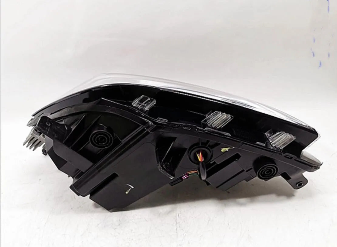 Car headlight replacement unit for 2018-2021 models, showing ABS housing and 9-line lens pattern