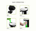 Black automatic liquid soap dispenser with smart sensor, 400ml capacity, non-drip design