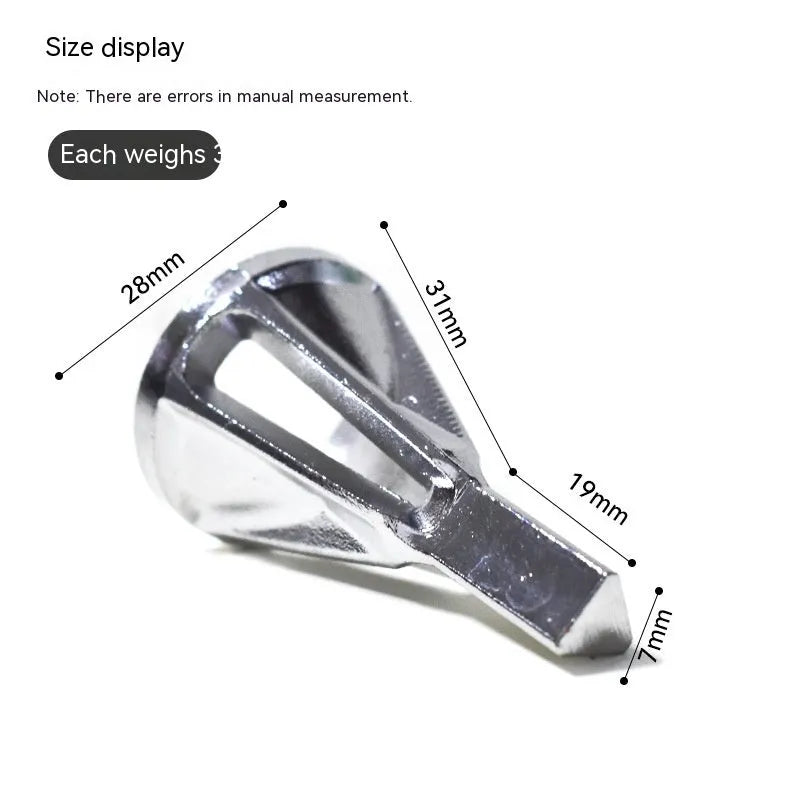 CR12MOV steel deburring external chamfering tool for chuck electric drill, 28g, removes burrs safely