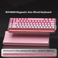 BOOM68 mechanical keyboard with 68-key compact layout and magnetic axis technology in Green Magic Blade colour option