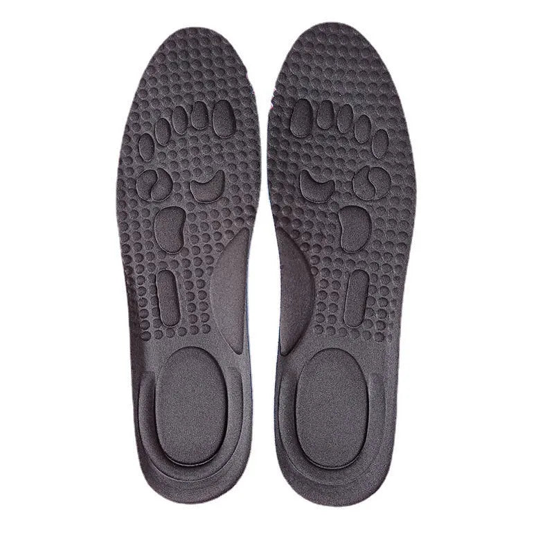 Work shoes in tough cotton with acupoint massage insoles, shown in grey or black, sizes 36-46