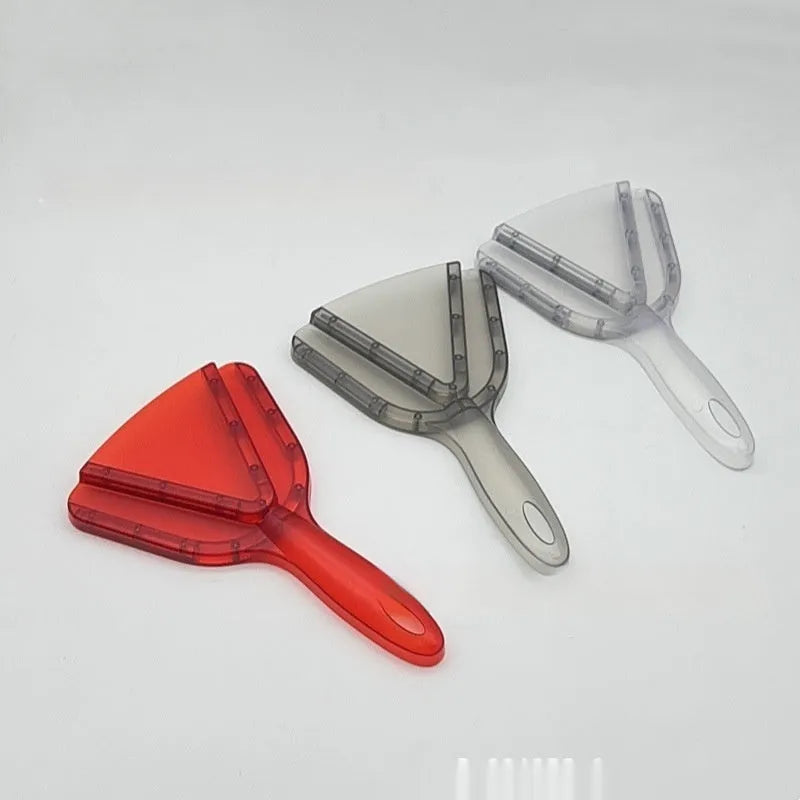 Adjustable telescopic can opener extended to 22.5cm with integrated non-slip bottle opener in red ABS plastic