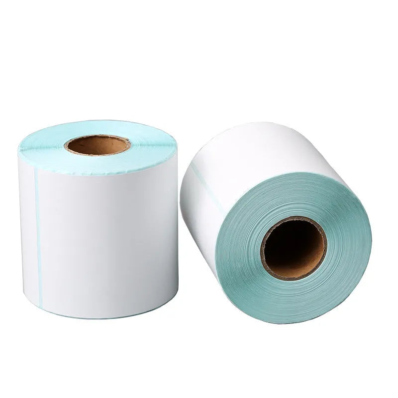 10x15cm thermal paper roll with 500 sheets, white thermal paper for thermal printers