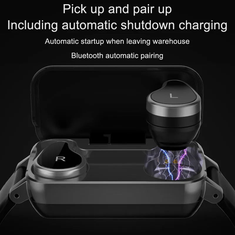 Call Bracelet smart Bracelet in Black, Blue, or Coffee colours with heart rate monitoring and wireless function.