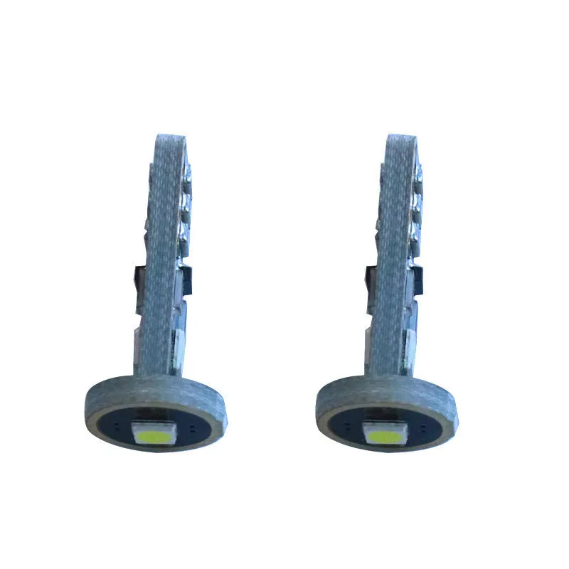 LED car light bulb with blackboard white housing and 6000K white illumination