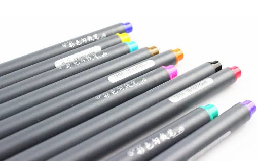 Office drawing stroke syringe color hook line pen with 0.38mm tip for technical drafting