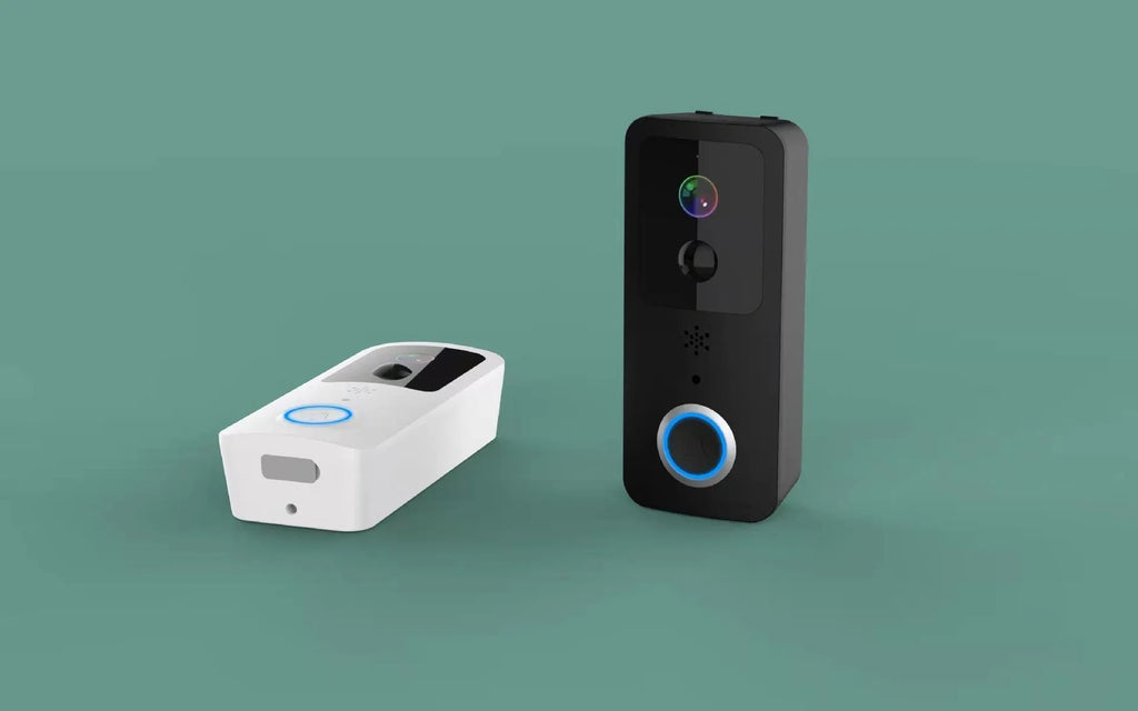 Waterproof smart home visual doorbell with HD remote intercom and APP notifications for security