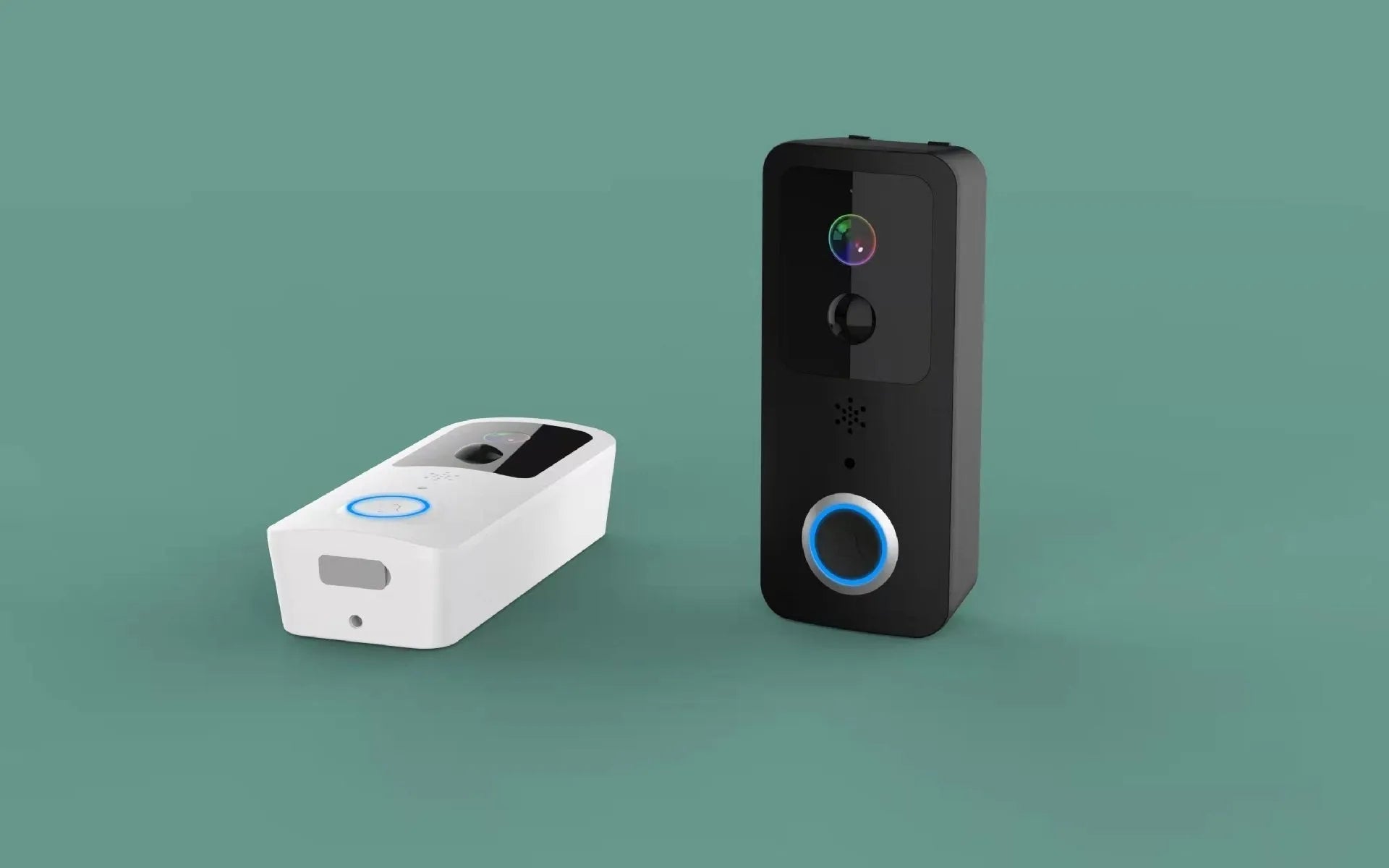 Waterproof smart home visual doorbell with HD remote intercom and APP notifications for security
