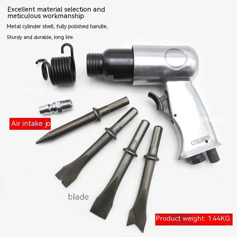 150 size air hammer tool with hexagonal and round handle options for workshop use