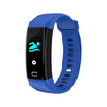 Big screen smart band fitness tracker with OLED display showing exercise metrics