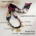 Stainless steel geometric pendant necklace and bracelet set with 18K gold-colour electroplated finish.