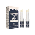 Two tubes of Light Grain Soft Full Lips Beef Fat Lip Balm with natural ingredients for 8-hour moisturisation