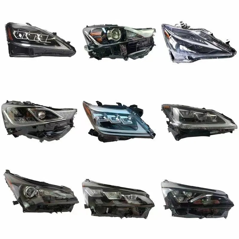 Black ABS plastic headlight assembly for Hyundai VELOSTER, model 92101-2V500