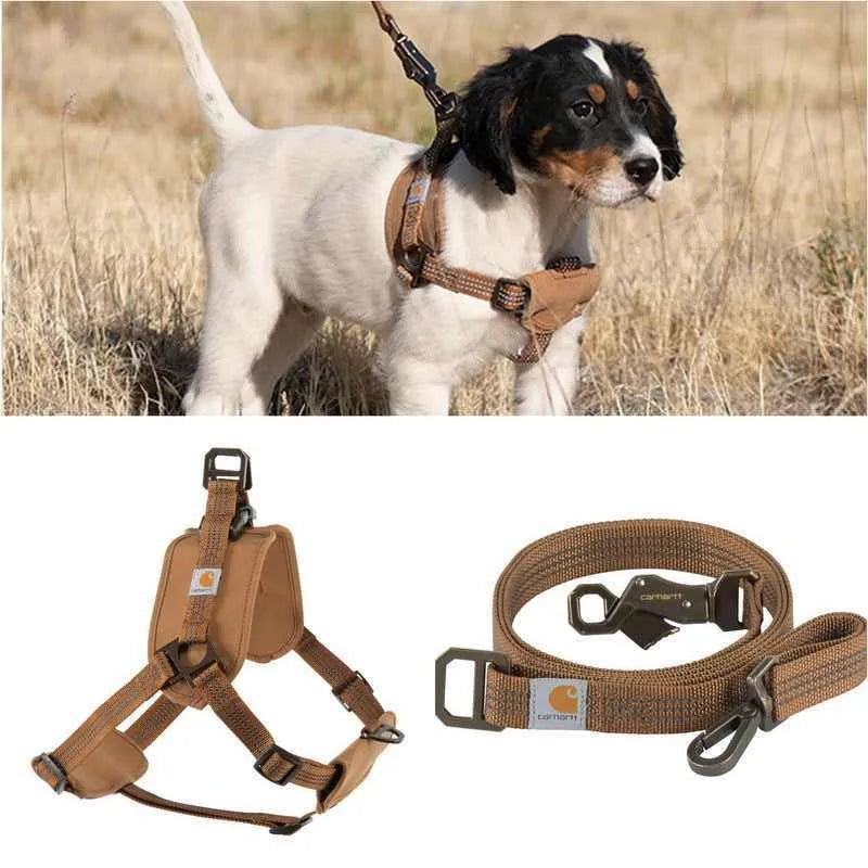 Dog training chest strap with reflective hand holding rope, 1.8 metre lead for medium to extra-large breeds