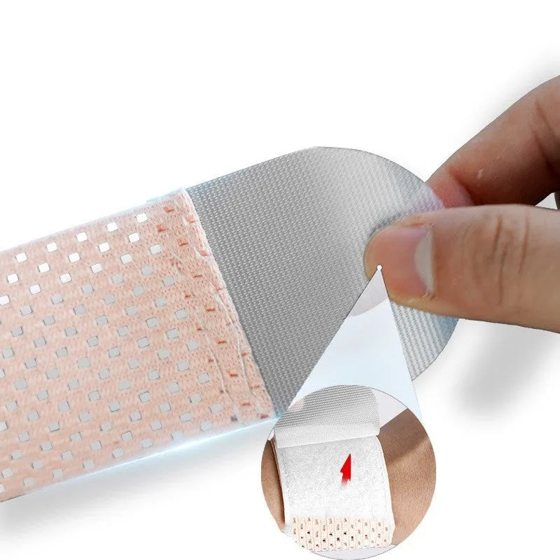 A high elasticity breathable wristguard for athletic support, shown in pink, black, and grey colour options.