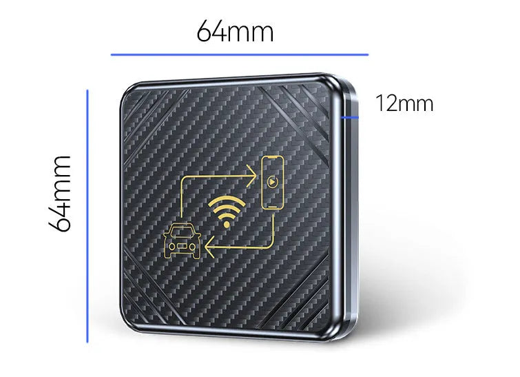 USB wireless CarPlay and Android Auto adapter box for car factory screens