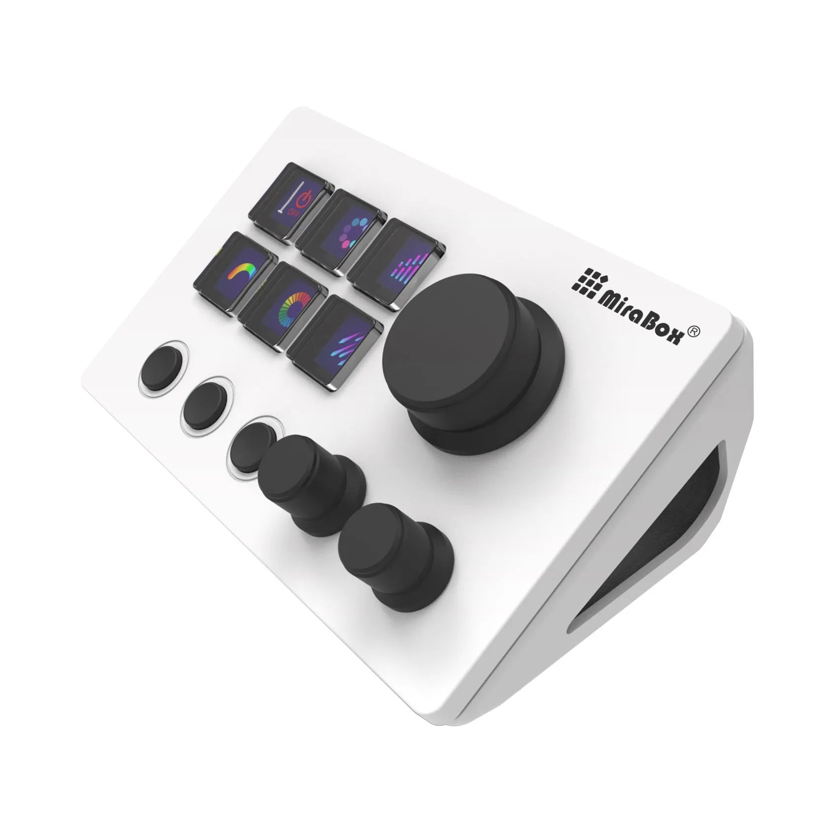 Visual Keyboard N3 silicone keypad in black or white with 2m cable, compact 120x30x20mm dimensions
