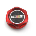 Aluminium oil filter cap for Mitsubishi cars in six colour options: red, blue, gold, silver, black, purple.