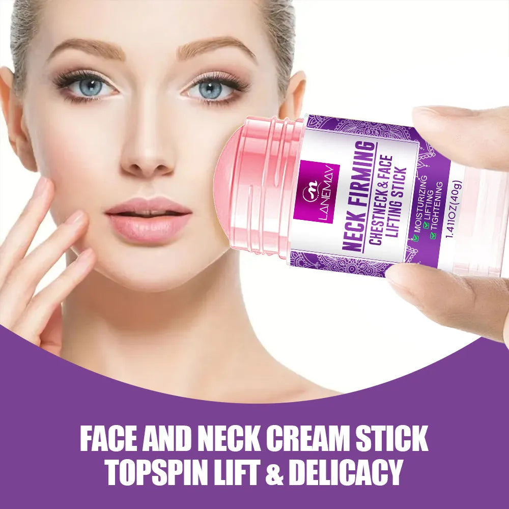 40g jar of neck firming cream with anti-wrinkle and brightening properties