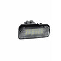 Mercedes Benz compatible LED license plate light unit with white PC housing
