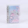 Metal binder shell with PVC cover in Alice Castle colour showing pull side bag accessory and Daolin paper pages