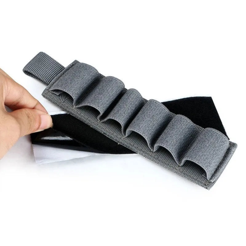 Tactical 6-hole storage sticker organiser bag made from 1000D nylon fabric measuring 5x16.5cm