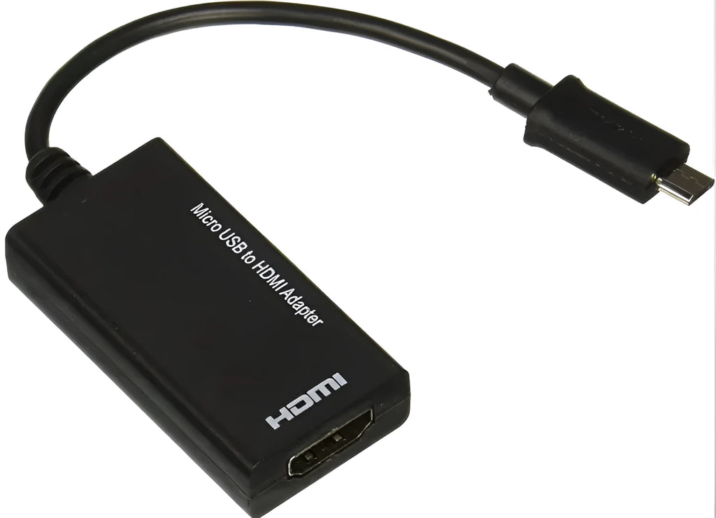 Black DisplayPort to HDMI adapter with a short 12cm cable for connecting PCs to monitors.