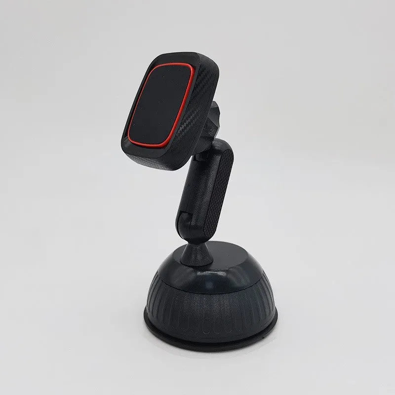 Hose black car air vent phone holder with long brush mount on vehicle vent.