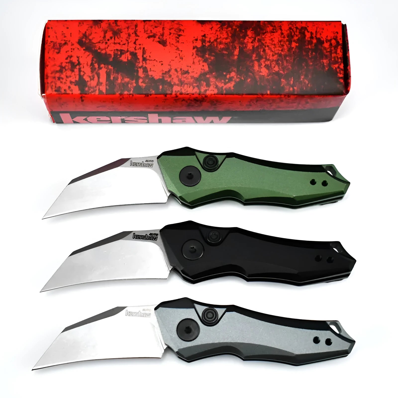 Outdoor folding pocket knife in black colour showing compact 150mm design with folding mechanism