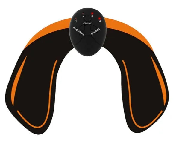 EMS hip muscle training stimulator with host and patch for abdominal and buttock toning