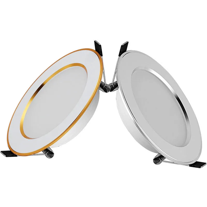 Aluminium shell anti-fog straw hat style LED recessed downlight ceiling light