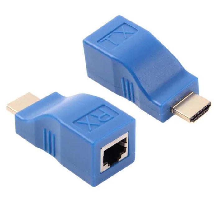HDMI extender transmitter and receiver kit for 30m 1080P signal extension using CAT-5e network cable