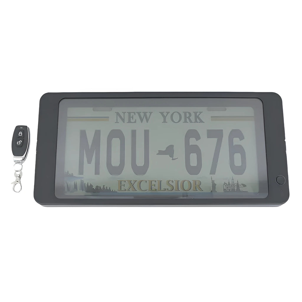 American standard iron license plate frame, 36 x 17cm, with wireless atomization, single frame