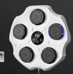 Intelligent music boxing wall target with Bluetooth connectivity and hanging design for home fitness training