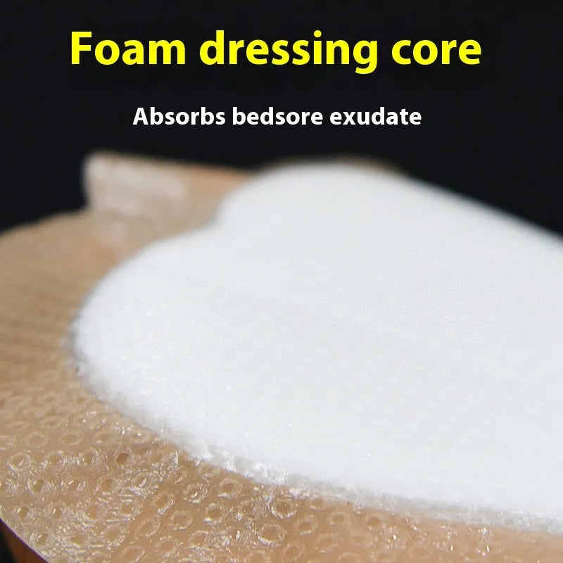 Silicone gel foam bedsore sticker in skin colour for pressure sore prevention with neutral soft hardness