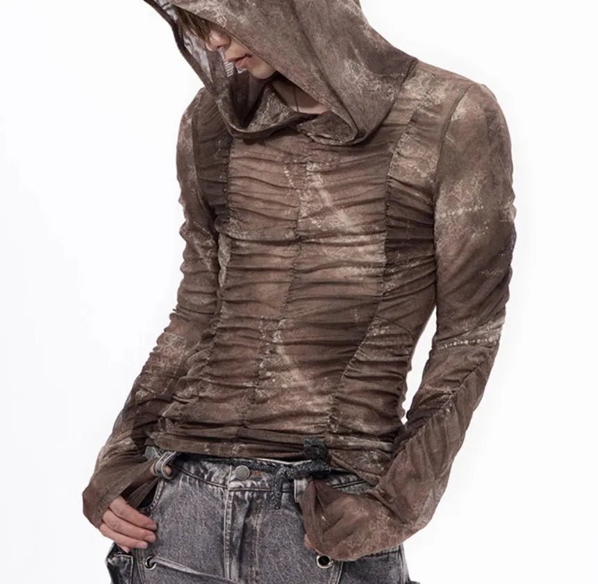 Boys lightweight ice silk bottoming shirt for printing pleating inner wear sets in picture colour.