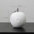 Resin apple and pear decorative crafts in multiple colours with two size options