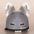 Cute cartoon plush helmet and hat cover set for ear decoration in size M with multiple style options