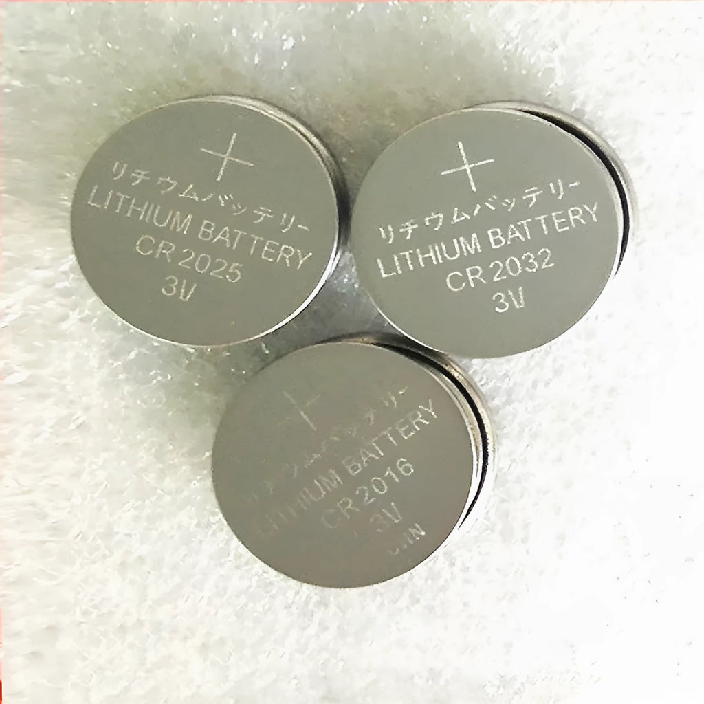 CR2032 CR2025 CR2016 3V button batteries coin cells for electronics