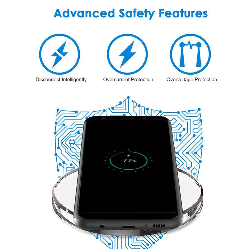 Qi wireless charging receiver module for Samsung iPhone Android compatibility
