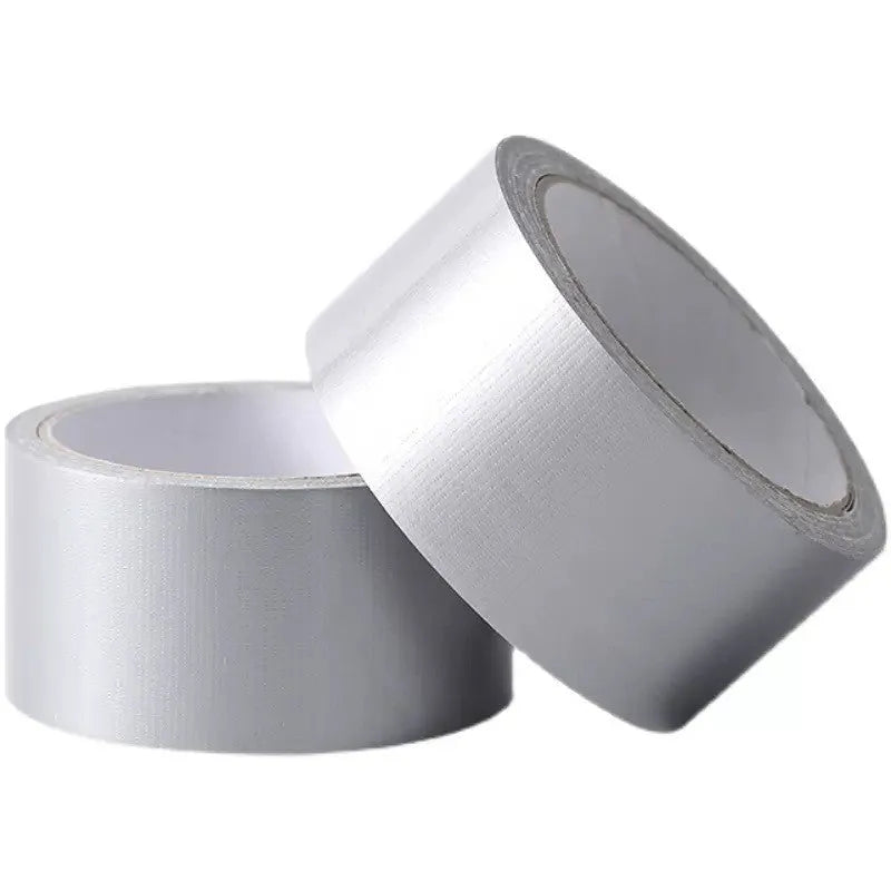 Roll of high-adhesive PVC windproof sealing tape in transparent colour on a white background.