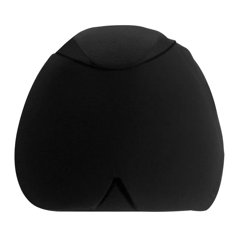 Simple solid colour cold compress cap with fully enclosed design in polyester material