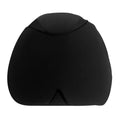 Simple solid colour cold compress cap with fully enclosed design in polyester material